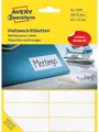 Avery Labels for handwriting permanent white