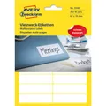 AVERY Zweckform Etiketten 3340 weiß 62,0 x 19,0 mm, 392 Etiketten 