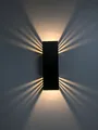 SpiceLED LED Wandleuchte Black Edition, Warmweiß (2700 K), LED fest integriert, Warmweiß, 14 Watt