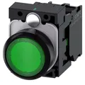 Siemens 3SU11020AB401BA0 Drucktaster bel. 22mm rund grün Knopf 1S AC/DC 24V