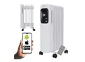 TroniTechnik® Ölradiator Elektroheizung TT-OR 307 in Weiß mit 7 Rippen und 1500 Watt, drei Heizstufen (600W, 900W, 1500W)