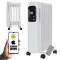Tronitechnik® Ölradiator TT-OR 307 Elektroheizung Weiß Öl-Heizung Radiator 3 Heizstufen 7 Rippen Elektrischer Heizkörper Energiesparend Thermostat Überhitzungsschutz Heizgerät