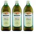 3x Monini Delicato Olio Extra Vergine di Oliva Natives Olivenöl Extra 1Lt