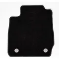 Premium Fußmatte Fahrer matte vorne links für Ford Fiesta round option 2011-2016 - Schwarz