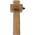 Stubai Streichmaß Doppelt Skala 0-100 mm Länge 220 mm Holz