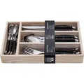 LAGUIOLE STYLE DE VIE BESTECKSET "PREMIUM LINE" | 24 teilig | Farbe: schwarz - Schwarz