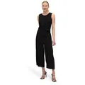 Betty&Co Overall Damen ohne Arm (1-tlg) Falten schwarz XXL (46)