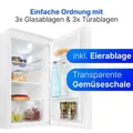 Bomann® Kühlschrank ohne Gefrierfach | | 84cm | leise | 3 Ablagen | Türanschlag wechselbar | Standardkühlschrank | VS 7255 weiß - Weiß