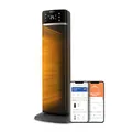 Philips 5000 Turmheizlüfter, 2000W, App-gesteuert, bis zu 50% Energieersparnis, Temp-Anzeige, 5 Sicherheitsfunktionen, 4 Modi, 60° Oszillation, leise, schwarz/grau (CX5120/11)
