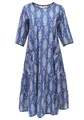 Guru-Shop Midikleid Boho Sommerkleid, bedrucktes wadenlanges Kleid.. alternative Bekleidung