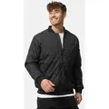 Indicode Bomberjacke Herren Novak Übergangsjacke Herrenjacke Bomberjacke mit Kontrastfutter schwarz XXL (56)