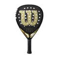 Wilson Dufy V1 Padel-Schläger, schwarz-gold