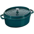Staub La Cocotte Cocotte 31 cm, oval, La-Mer, Gusseisen