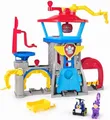 Spin Master PAW Patrol Air Rescue - Pup Squad Flughafen Tower mit Fahrzeugstarter, Chase-Pup Squad Racer und Bürgermeister-Figur, Flughafen & Flugzeug, PAW Patrol, 3 Jahr(e), Mehrfarbig