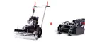 Limpar 67 Motorkehrmaschine Benzinkehrmaschine 70 cm mit Kehrgutbehälter Set