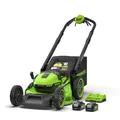 48V (2x24V) Akku Rasenmäher SP 46cm Greenworks MO48L424-01+2 x 4Ah Akku