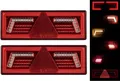 MelTruck LED Rückleuchten Set 12V 24V mit Neon-Effekt 96/106 LED – 2x Rücklicht für LKW Schlepper Traktor Bagger – E9, Kombileuchte mit Rückfahrlicht & Nebelschluss (96 LED - Neon-Effekt-Licht)