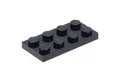 LEGO® 50 Stück Bauplatten, 2x4, Schwarz Spielbausteine