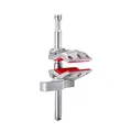 Manfrotto 3" Mittelschraubzwinge mit Backen - Hochbelastbare Mittelschraubzwinge mit Backen - 3" / 7,5 cm Öffnungskapazität - 80 kg maximale Nutzlast - 16 mm / 5/8" Baby Pin - Grau