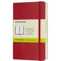 Notizbuch Pocket A6 blanko Softcover scharlachrot