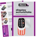 2x Schutzfolie für Nokia 3310 klar Displayschutzfolie Folie dipos Displayfolie