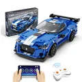 CADA Blocks RC Ritter-500 Fahrzeug blau 325 Teile