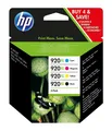 HP 920XL / C2N92AE Tinten Sparset schwarz, cyan, magenta, gelb (4 Stück)