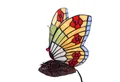 BIRENDY Stehlampe Tischlampe Tiffany-Style Schmetterling 203 Leuchte Dekorationslampe