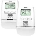 2 Stück HT2000 Elektronischer Heizkörperthermostat leiser Antrieb