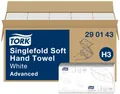 TORK Singlefold Handtuchpapier, 226 x 230 mm, weiß, Z-Falz