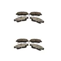 2x Quaro QP0829C Bremsbelagsatz Scheibenbremse Vorne für Honda City Civic V