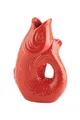 Giftcompany Dekovase Monsieur Carafon Vase / Karaffe Fisch S coral red 1,2l (Vasen)