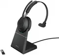 Jabra Evolve2 65 USB-A MS Mono inkl. Ladestation - 26599-899-989 schwarz
