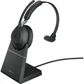 Jabra Evolve2 65 Kopfhörer Kabellos Kopfband Büro/Callcenter USB Typ-A Bluetooth Ladestation