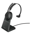 Jabra Evolve2 65 kabelloser MS Mono Kopfhörer, USB-A mit Ladestation