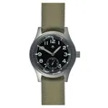 MWC Dirty Dozen Automatik Stahl Grau Schwarz Gewebe Militar Herren Uhr
