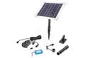 esotec Solarpumpe Pumpen-System 6/140 LED+Akkuspeicher Deko-Brunnen Wasserspeier 101921 (Komplettset)