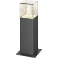 Lucande Außenleuchte Keke 9619240 Spritzwassergeschützt Modern in Schwarz aus Aluminium 1-flammig E27
