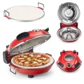 COIL Pizzaofen, Pizzamaschine, Pizzaausrüstung, Küchensteinofen, Heimpizzaofen, Steindurchmesser: 31cm, max. temp.420 °C, Leistung: 1200W, 230 V/60 Hz