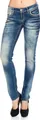 Cipo & Baxx Damen Jeans BJW256 Blau, W28/L30