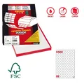 Klebeetiketten R/300 - aus Papier - permanent - rund - Durchmesser 20 mm - 88 et