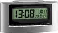 TFA 98.1071 Solar Funk Wecker silber/schwarz