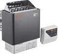 VEVOR Saunaofen, 6 kW, 400 V, 3N tragbarer Saunaofen für drinnen & draußen mit 3-Stunden-Timer, digitaler Regler für 5–9 m³ großes Zuhause, gewerbliche Nutzung in Hotel-Spa-Duschen, max. 110 °C