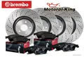 Brembo Bremsenset gelocht für Porsche Boxster S 982 VORNE  + HINTEN