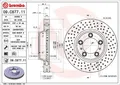 2x BREMBO Bremsscheibe Vorderachse für PORSCHE