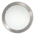 Rabalux 5121 Deckenleuchte 1 Spot Ufo, E27, silber-weiß, rund, Standard, ø285mm