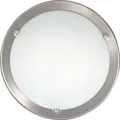 Rabalux UFO 5121 Deckenleuchte 28,5cm Chrom Satin Glass E27 60W Dimmbar