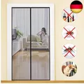 MYCARBON Fliegengitter Tür Magnet 90x210cm Insektenschutz Fliegenvorhang | 10 x
