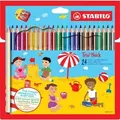 STABILO Dreikant-Buntstifte Trio dick, 24er Kartonetui