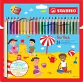 STABILO Trio Dick 24 Stück Packung mit Anspitzer